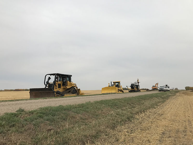 Tall Trenching at work